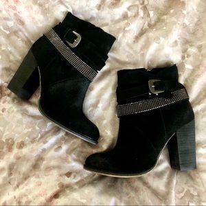 NWOT Nine West Black Heeled Booties